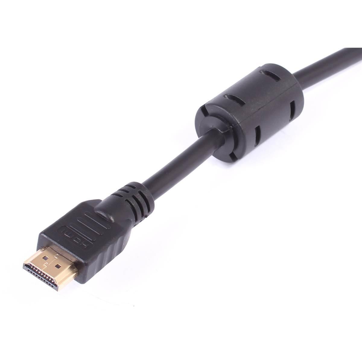 Cordon vidéo HDMI - type A/A - high speed - L. 3 m