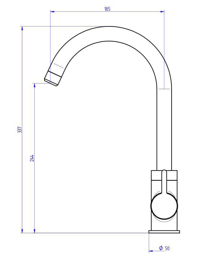 Mamelon MF réduit - laiton chromé - M 20x27 / F 15x21 mm - lien 1 pc