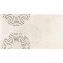 Faïence murale Antica - décor Circles mat - 24,7x44,7 cm