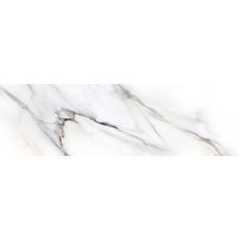 Carrelage mural faïence Calacatta Gold - White brillant - 31,6x100 cm