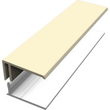 Bordure U PRO clipsable crème longueur 3m Réf: FC301E3PG