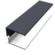 Bordure U PRO clipsable anthracite longueur 3m Réf: FC301E3SLG