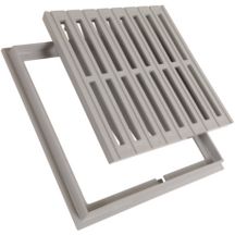 Grille de sol avec cadre PVC longueur 300mm GRC30