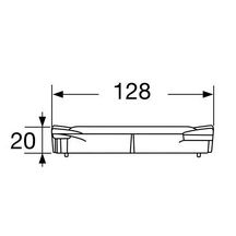 Grille PVC légère sable GRL77S pour CAN177 - CAB773 - CABS773