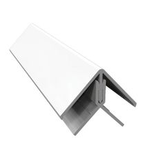 Profilé de finition pour panneaux en PVC blanc - épaisseur 3.5 mm -  longueur 1 mètre CQFD 2002-8204
