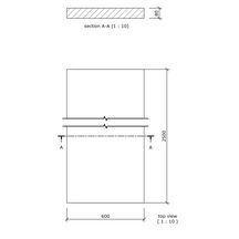 Panneau de construction 250x60cm épaisseur 80mm Réf. 010710080