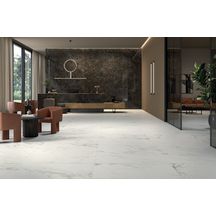 Carrelage sol intérieur effet marbre Aesthetica - grès cérame finition lappato - breccia capraia - 60x120 cm - ép. 6,5 mm