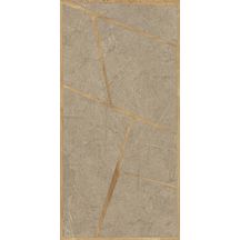 Carrelage grès cérame sol/mur intérieur Mindwalk - beige woody rectifié - 60x120 cm