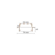 Kit grille-cadre Kerdi-Line B - inox V4A brossé - 800x19 mm