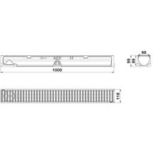 ACO SELF 100 H95 100 cm-GR PASS GALVA A15 (DSELF)