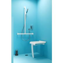 Siège de douche Arsis escamotable Blanc réf. 047730