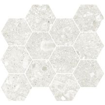 Carrelage sol/mur grès cérame Native - hexagonal moon mat - 29,7x34,4 cm