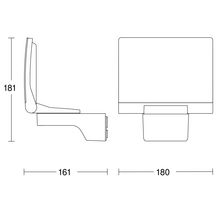 Projecteur Xled home 2 SL - 13,7W - 1550 lm - 3000 K - 181x180x161 mm - blanc