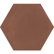 Carrelage hexagonal sol/mur intérieur Stratford - grès cérame émaillé - red - 18,2x21 cm - ép. 10 mm