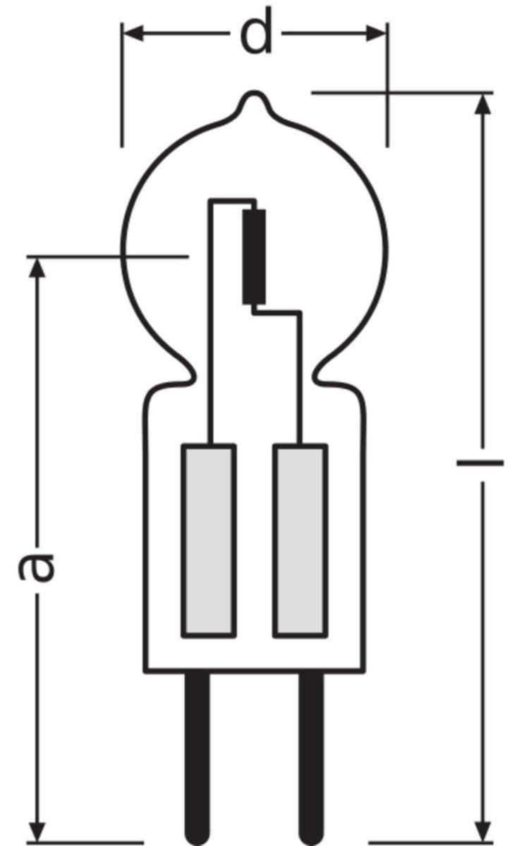 Lampe halogène très basse tension Halostar Pro - 35 W - G6.35