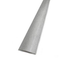 Barre de seuil adhésivée Presto inox déco Brossé L. 83 cm l. 30 mm