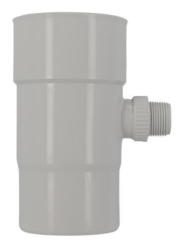 Récupérateur d'eaux pluviales faconné diamètre 100mm gris gouttière Réf. REPF100