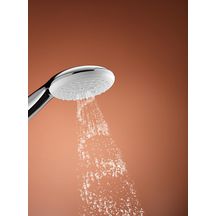 Ensemble de douche 3 jets 8l avec barre 600 mm et tablette Tempesta 110 Chromé Réf. 27600003