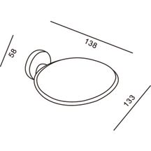 Porte-savon Alterna Rondo coupelle