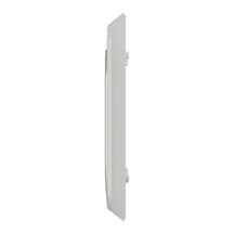 Plaque de finition Unica Pro - 3 postes - blanc