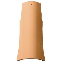 Tuile canal chapeau Stop - terre cuite - ocre - 400x195 mm