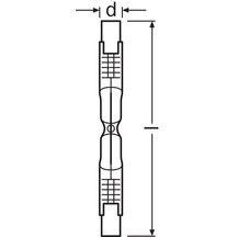 Lampe halogène Haloline Pro - 80 W - R7s