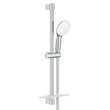 Ensemble de douche 2 jets 8l avec barre 600 mm et tablette Tempesta 110 Chromé Réf. 26638003