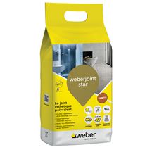 Joint de carrelage esthétique Weberjoint Star - ton tomette T03 - sac de 5 kg