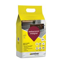 Mortier pour sols et carreaux rectifiés weberjoint intégral - rotin J02 - sac de 5 kg