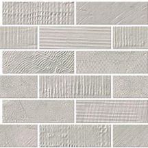 Faïence Naxos Le Marais brick gris naturel mosaïque 26x26cm 0075107