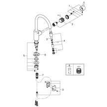 Mitigeur évier CONCETTO III, monocommande, bec haut orientable, chromé Réf. 32663003