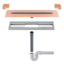 Kit de caniveau Kerdi-Line VS - inox V4A - L. 80 cm