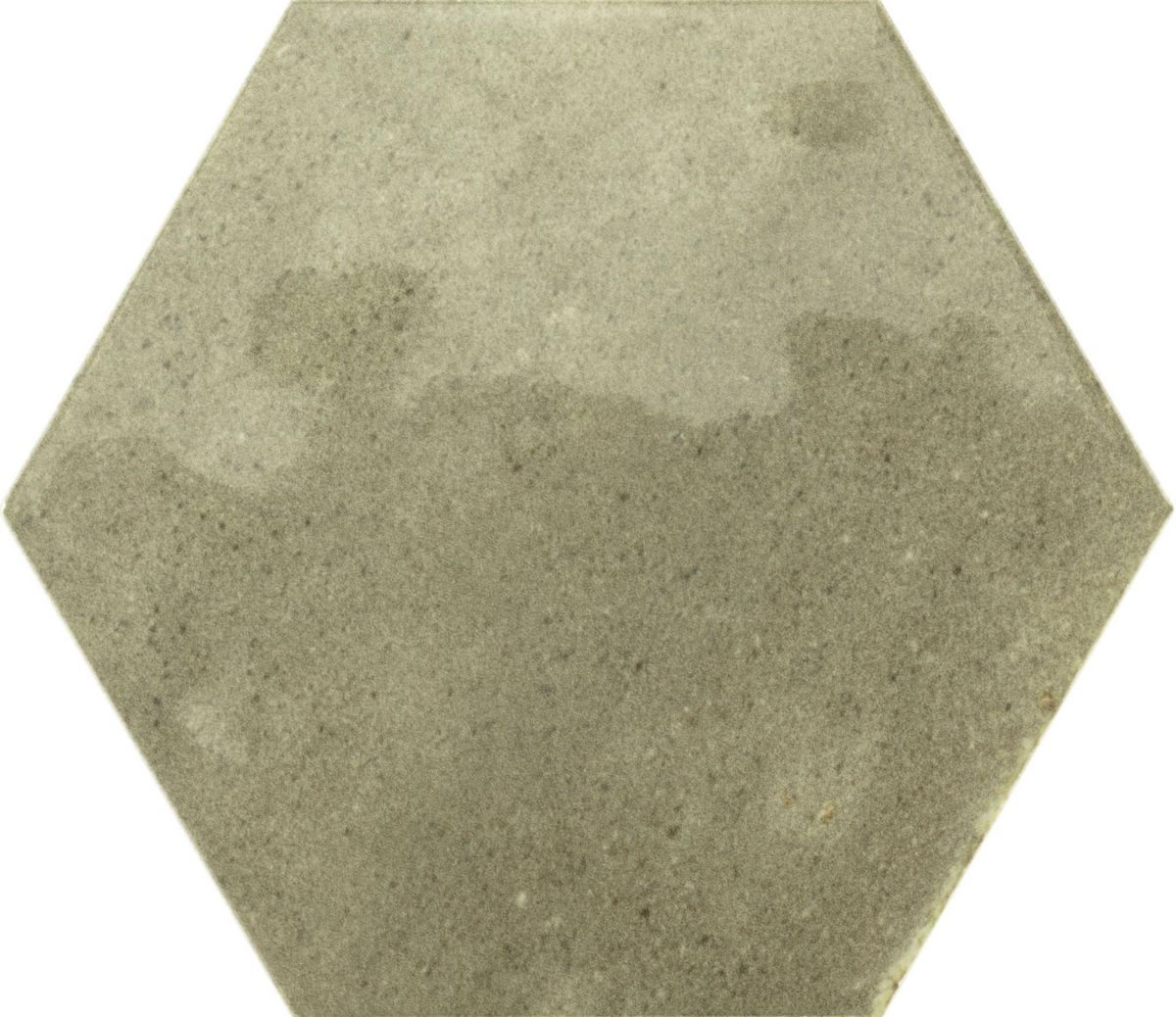 Carrelage hexagonal Loft - grès cérame émaillé - savannah green brillant - 17,3x15 cm