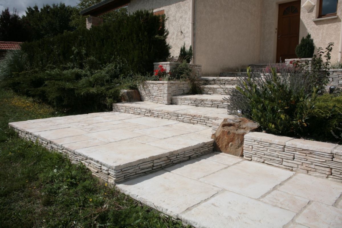 Muret Schistone 58,5x10x14cm Gironde