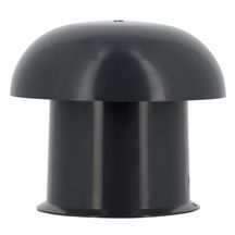 Chapeau de ventilation CC6 - PVC gris ardoise - Ø 63 mm