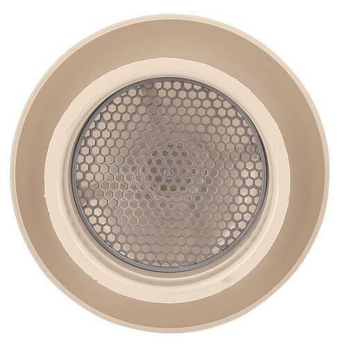 Chapeau de ventilation CC10SM PVC simple sable avec moustiquaire diamètre embase 100 mm