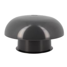 Chapeau de ventilation CC11 - PVC gris ardoise - Ø 110 mm