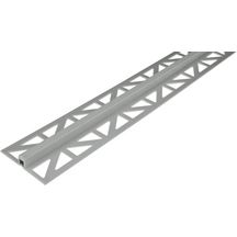 Profilé pour joint de fractionnement à embase extra-large Duraflex PVC - pose collée - gris - H. 10 mm - l. 8 mm - L. 2,5 m