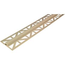 Profilé pour joint de fractionnement à embase extra-large Duraflex PVC - pose collée - beige - H. 10 mm - l. 8 mm - L. 2,5 m