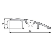 Rampe d'accès à visser RMP4 - pour revêtement ép. 10 mm - L. 3 m