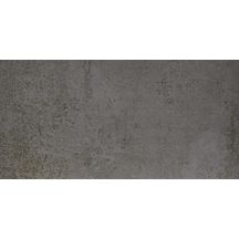 Carrelage extérieur pour terrasse Karl - grès cérame - anthracite mat - 30x60 cm - ép. 9,5 mm