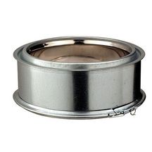 Élément droit pour conduit de cheminée Inox-Galva - Ø 230 mm - L. 0,1 m