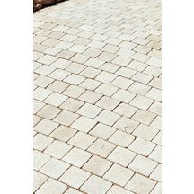 Pavé sol extérieur béton vieilli Carostyle Ecco ton pierre 10,3x10,3 cm ép. 4 cm 34706