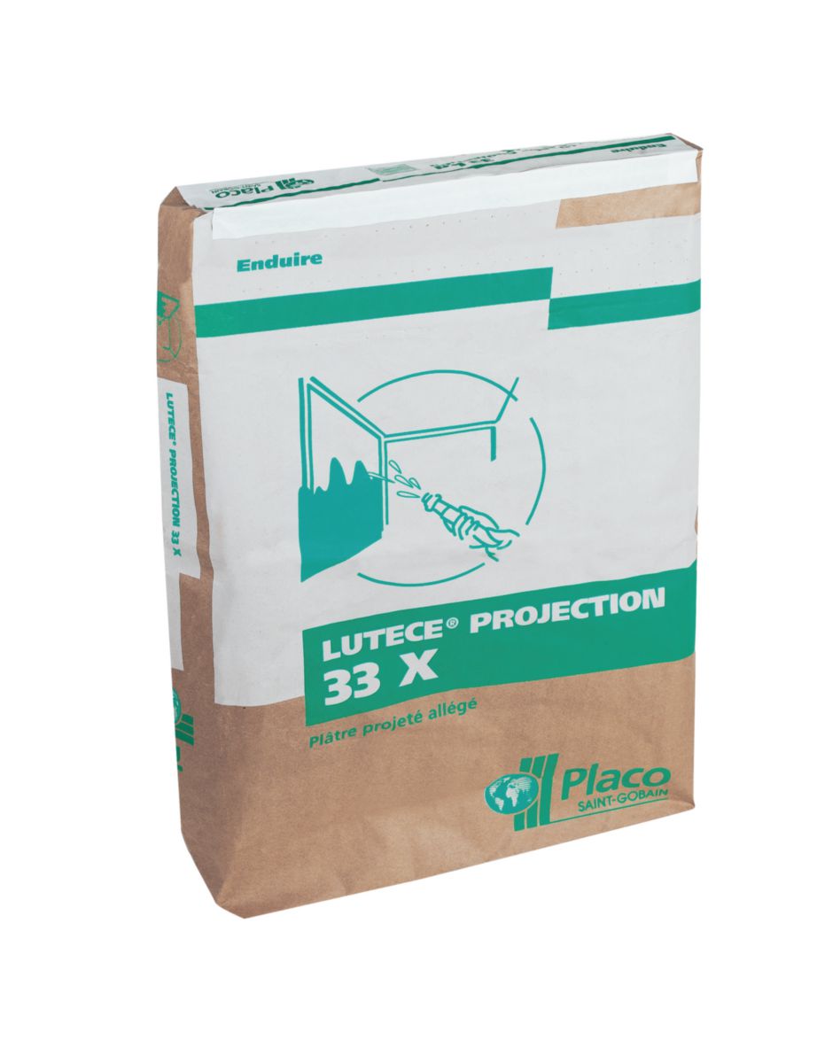 Plâtre Lutèce Projection 33 X - sac de 33 kg