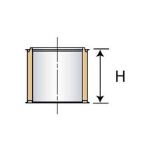 Élément droit pour conduit de cheminée Inox-Galva - Ø 230 mm - L. 0,25 m