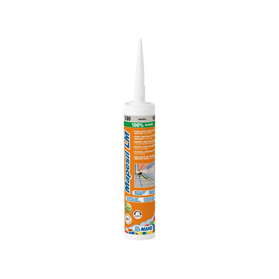 Mastic silicone monocomposant Mapei Mapesil LM 110 manhattan 2000 cartouche de 310ml Réf. 5811042