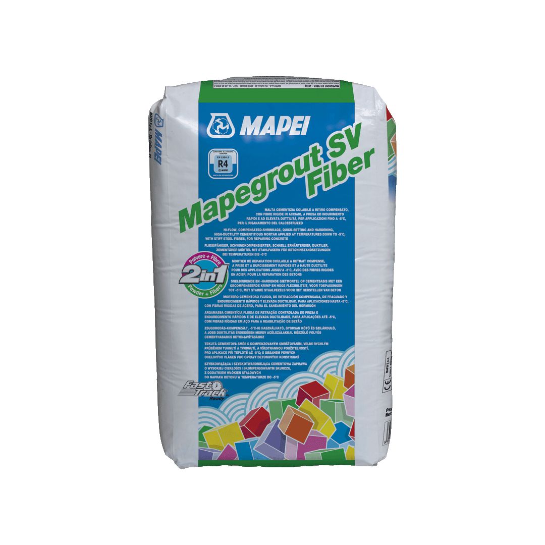 Mortier coulable à retrait compensé Mapegrout SV fiber - sac de 25 kg