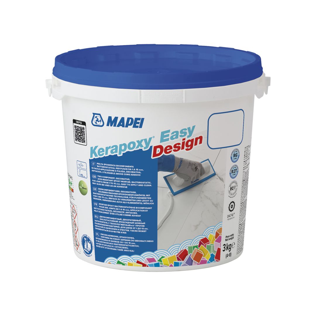 Mortier à joint de carrelage époxy bi-composant Kerapoxy Easy Design - sable n°133 - kit de 3 kg