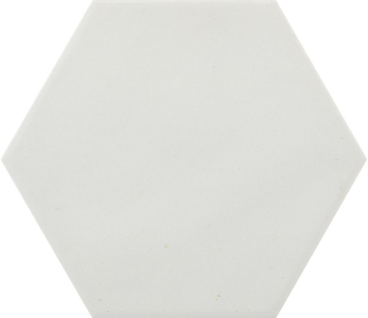 Carrelage hexagonal Loft - grès cérame émaillé - latte white mat - 17,3x15x0,8 cm