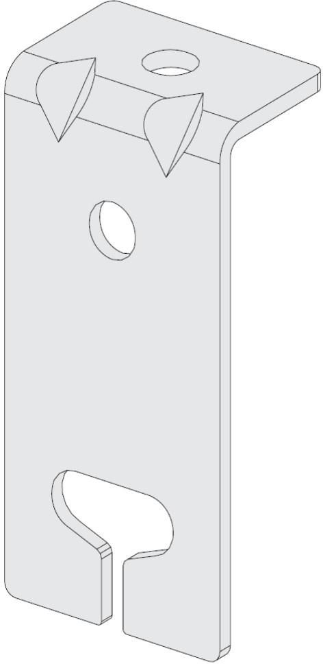 Coulisseau CA300-1 pour porteur longe portée Clip-On Ref. 66092